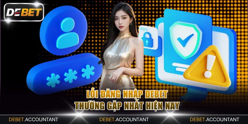Lỗi đăng nhập DEBET thường gặp nhất hiện nay